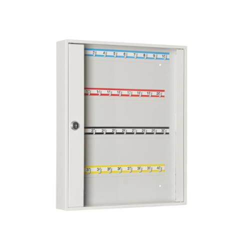 Metalowa szafka na klucze SK 40/S – przeszklona szafka na 40 kluczy