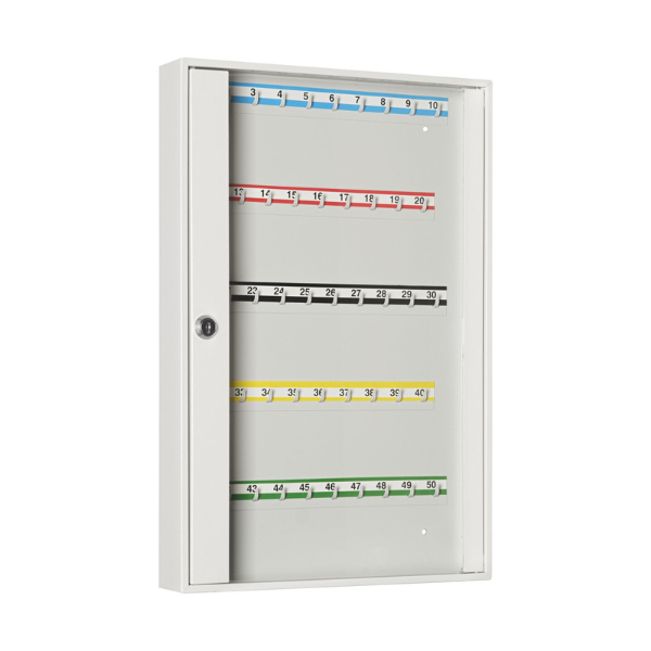 Metalowa szafka na klucze SK 50/S – przeszklona szafka na 50 kluczy